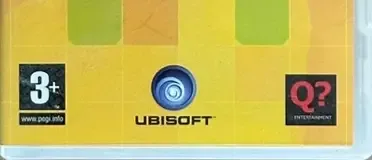 Lumines: Puzzle Fusion, the PEGI square on its front