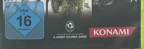 Metal Gear Solid HD Collection, the USK square on its front