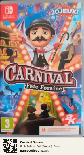 Carnival Games Nintendo Switch, France box front
