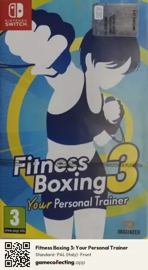 Fitness Boxing 3: Your Personal Trainer Nintendo Switch, Italy box front