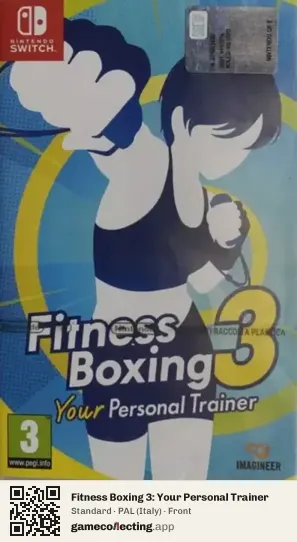 Fitness Boxing 3: Your Personal Trainer Nintendo Switch, Italy box front