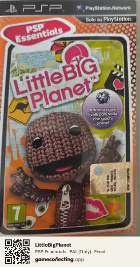 LittleBigPlanet PlayStation Portable, Italy box front