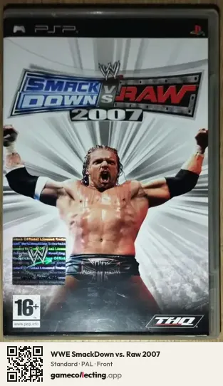 WWE SmackDown vs. Raw 2007 PlayStation Portable, PAL box front
