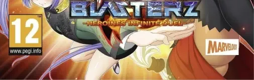 Nitroplus Blasterz: Heroines Infinite Duel, the PEGI square on its front