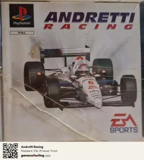 Andretti Racing PlayStation, France box front