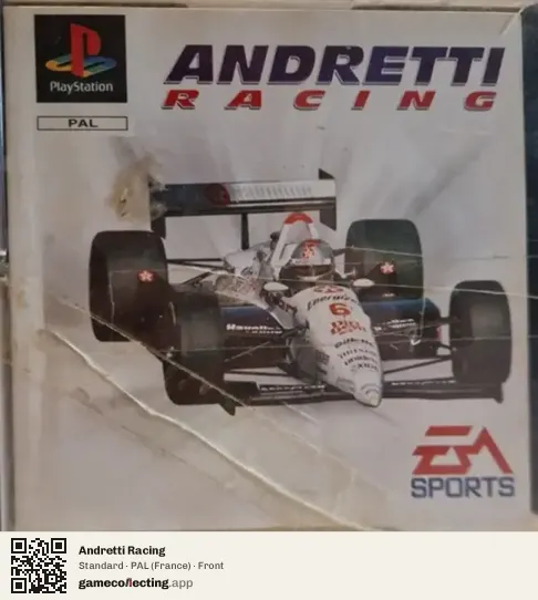 Andretti Racing PlayStation, France box front