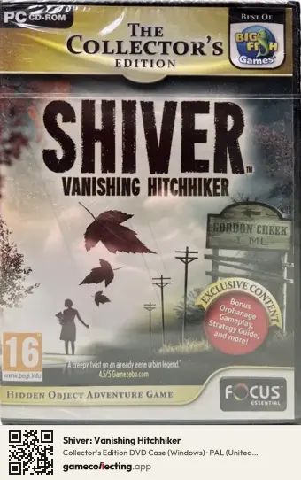 Shiver: Vanishing Hitchhiker Computer, United Kingdom box front