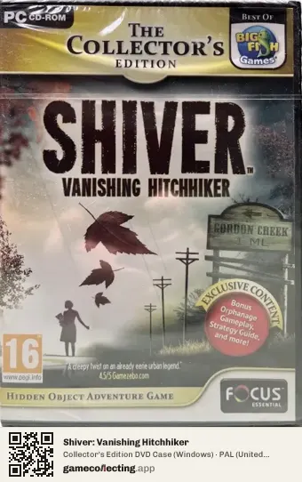 Shiver: Vanishing Hitchhiker Computer, United Kingdom box front