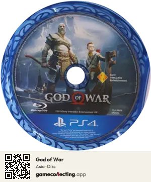 God of War PlayStation 4, Asia disc