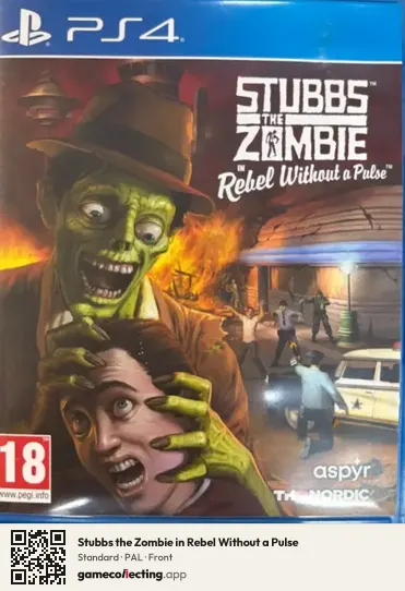 Stubbs the Zombie in Rebel Without a Pulse PlayStation 4, PAL box front