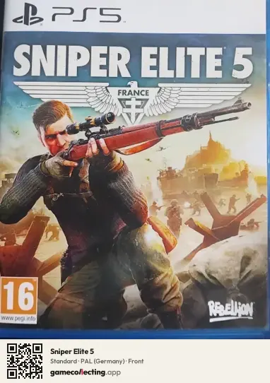 Sniper Elite 5 PlayStation 5, Germany box front