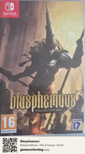 Blasphemous Nintendo Switch, France box front