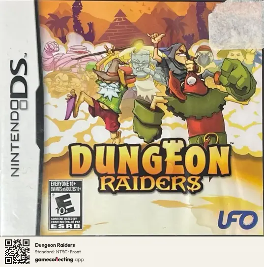 Dungeon Raiders Nintendo DS, NTSC box front