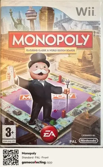 Monopoly Nintendo Wii, PAL box front