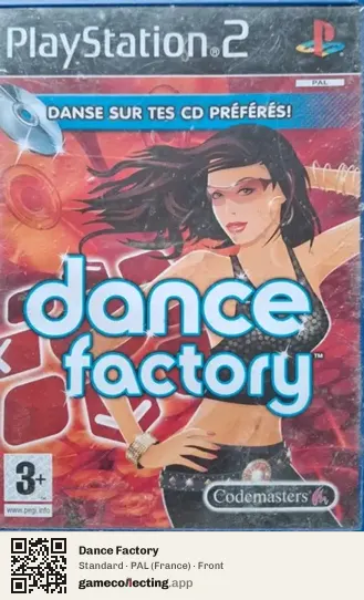 Dance Factory PlayStation 2, France box front