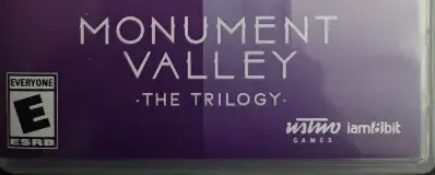 Monument Valley: The Trilogy, the ESRB box on its front