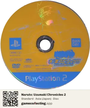 Naruto: Uzumaki Chronicles 2 PlayStation 2, Asia disc