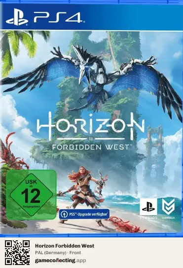 Horizon Forbidden West PlayStation 4, Germany box front