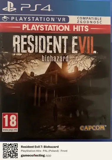 Resident Evil 7: Biohazard PlayStation 4, Poland box front
