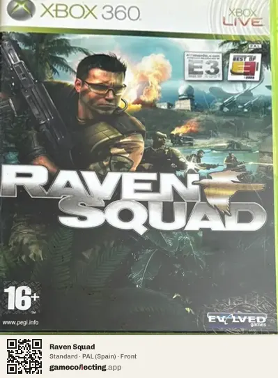 Raven Squad Xbox 360, Spain box front