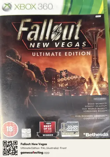 Fallout: New Vegas Xbox 360, Australia box front