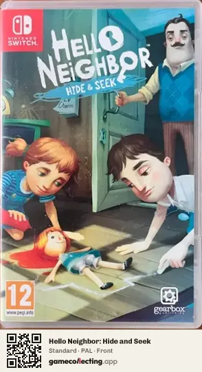 Hello Neighbor: Hide and Seek Nintendo Switch, PAL box front