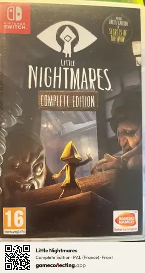 Little Nightmares Nintendo Switch, France box front