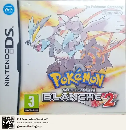 Pokémon White Version 2 Nintendo DS, France box front