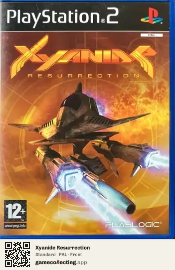Xyanide Resurrection PlayStation 2, PAL box front