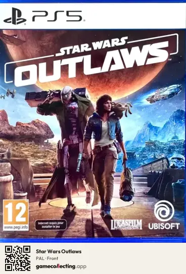 Star Wars Outlaws PlayStation 5, PAL box front
