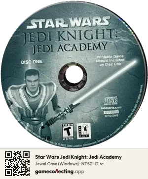 Star Wars Jedi Knight: Jedi Academy Computer, NTSC disc