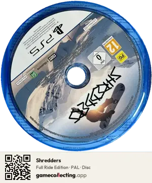 Shredders PlayStation 5, PAL disc