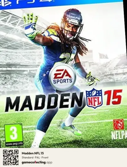 Madden NFL 15 PlayStation 4, PAL box front