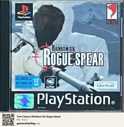 Tom Clancy's Rainbow Six: Rogue Spear PlayStation, PAL box front