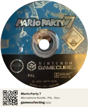 Mario Party 7 Nintendo GameCube, PAL disc
