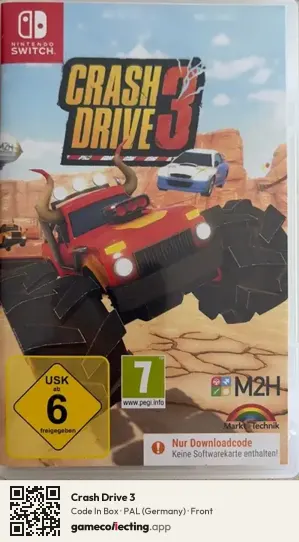 Crash Drive 3 Nintendo Switch, Germany box front