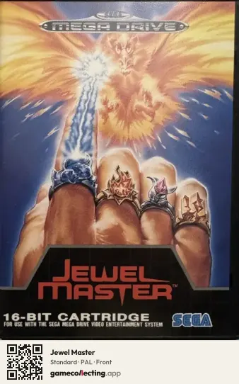 Jewel Master Sega Mega Drive / Genesis, PAL box front