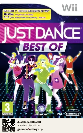 Just Dance: Best Of Nintendo Wii, PAL box front