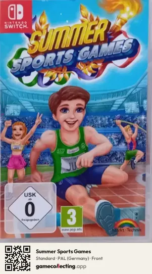 Summer Sports Games Nintendo Switch, Germany box front