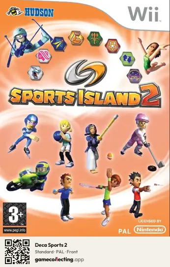 Deca Sports 2 Nintendo Wii, PAL box front