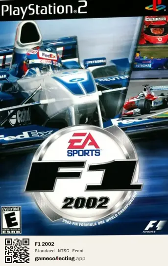 F1 2002 PlayStation 2, NTSC box front