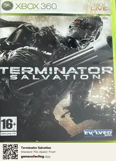 Terminator Salvation Xbox 360, Spain box front