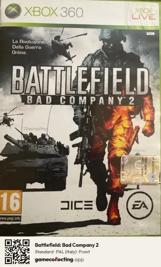 Battlefield: Bad Company 2 Xbox 360, Italy box front