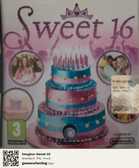 Imagine: Sweet 16 Nintendo DS, PAL box front