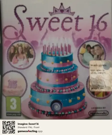 Imagine: Sweet 16 Nintendo DS, PAL box front