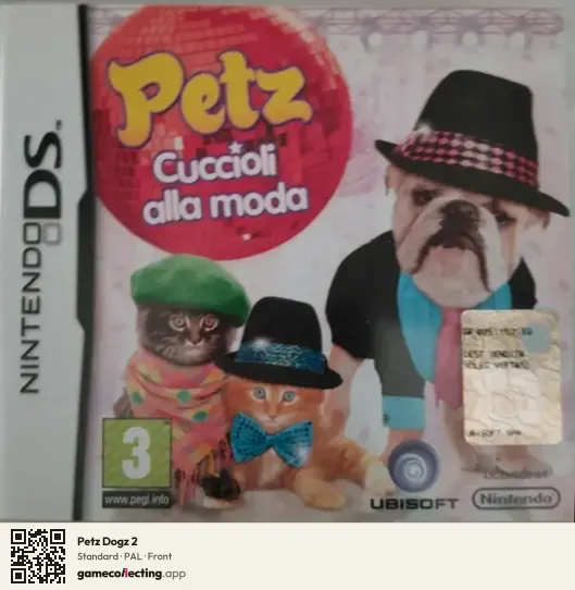 Petz Dogz 2 Nintendo DS, PAL box front