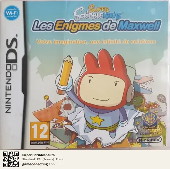 Super Scribblenauts Nintendo DS, France box front
