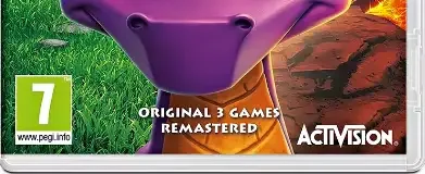 Spyro Reignited Trilogy, the PEGI square on its front