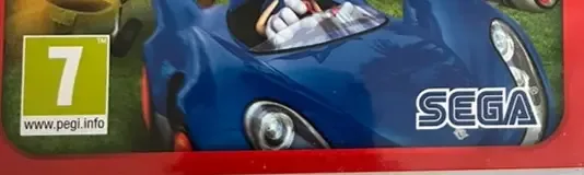 Sonic & Sega All-Stars Racing, the USK square on its front