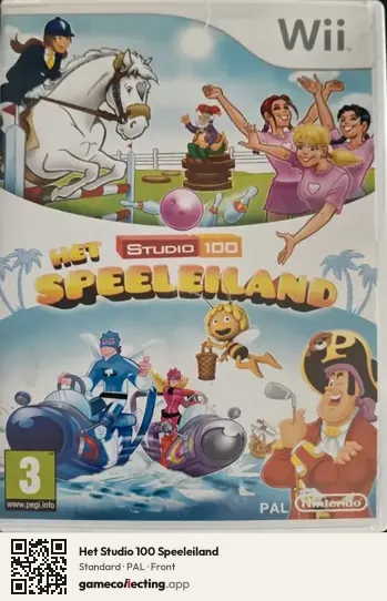 Het Studio 100 Speeleiland Nintendo Wii, PAL box front